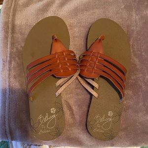 Bethany By Cobian Aloha Toe-Post sandal sz 10 NWT